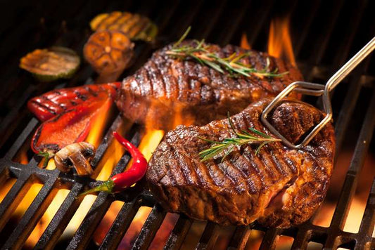 Asado de carne para la Mari